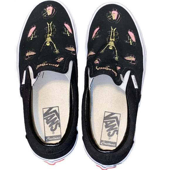 Vans Of The Wall Customs Skeleton Low Top Sneakers Mens Sz 7.5/women Sz 9 main image 10